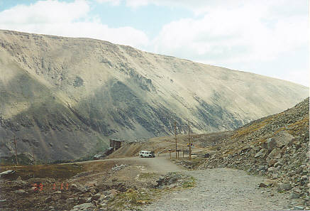 Mosquito Pass - Mine Halfway Up Eastern Slope