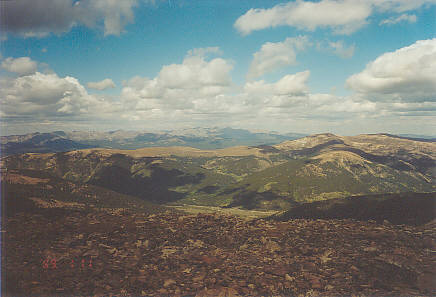 Mosquito Pass - Western View from Summit