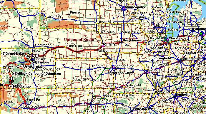 Outbound Route Map